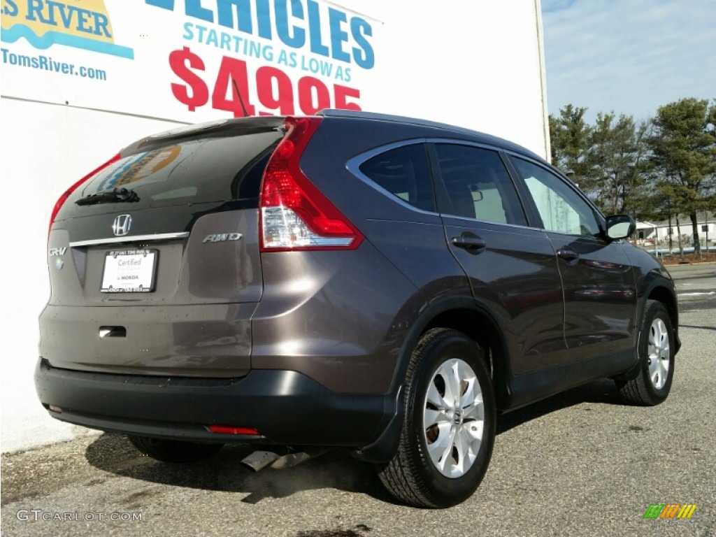 2013 CR-V EX-L AWD - Urban Titanium Metallic / Black photo #24