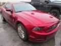 2014 Ruby Red Ford Mustang V6 Premium Coupe  photo #1
