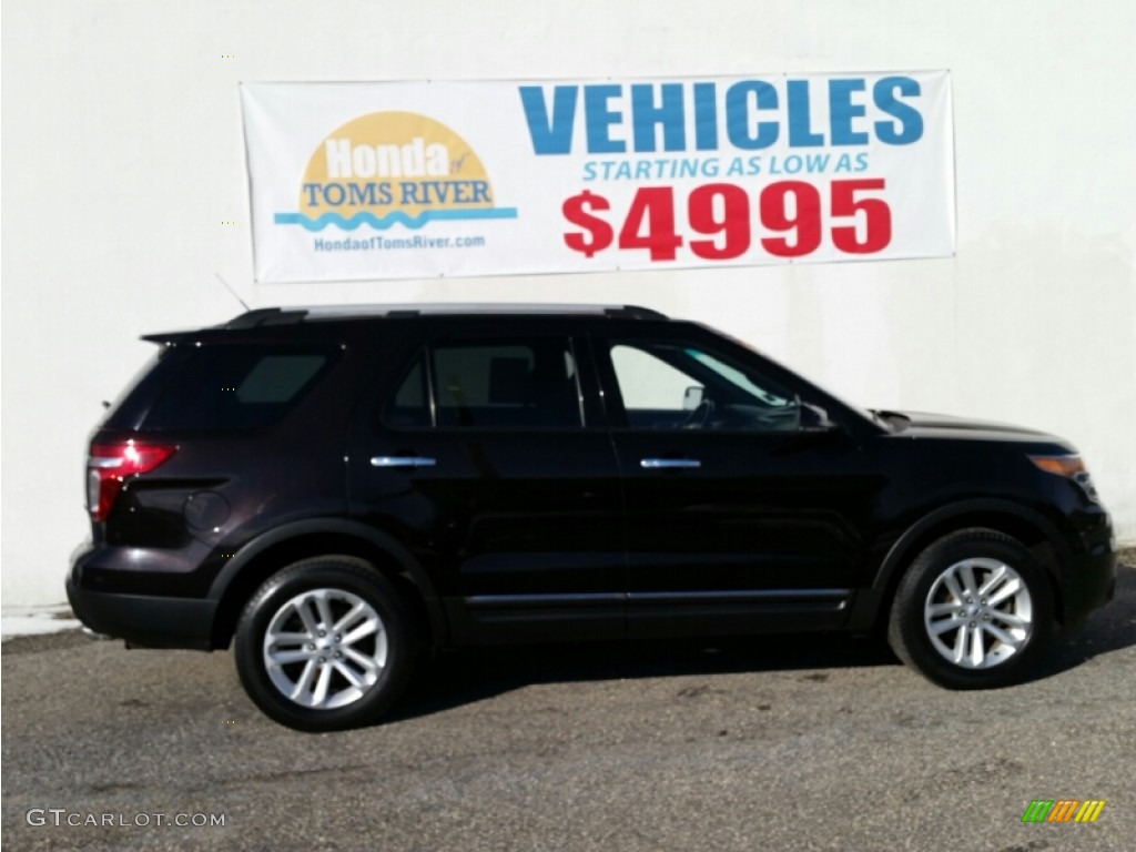 2013 Explorer XLT 4WD - Kodiak Brown Metallic / Charcoal Black photo #28