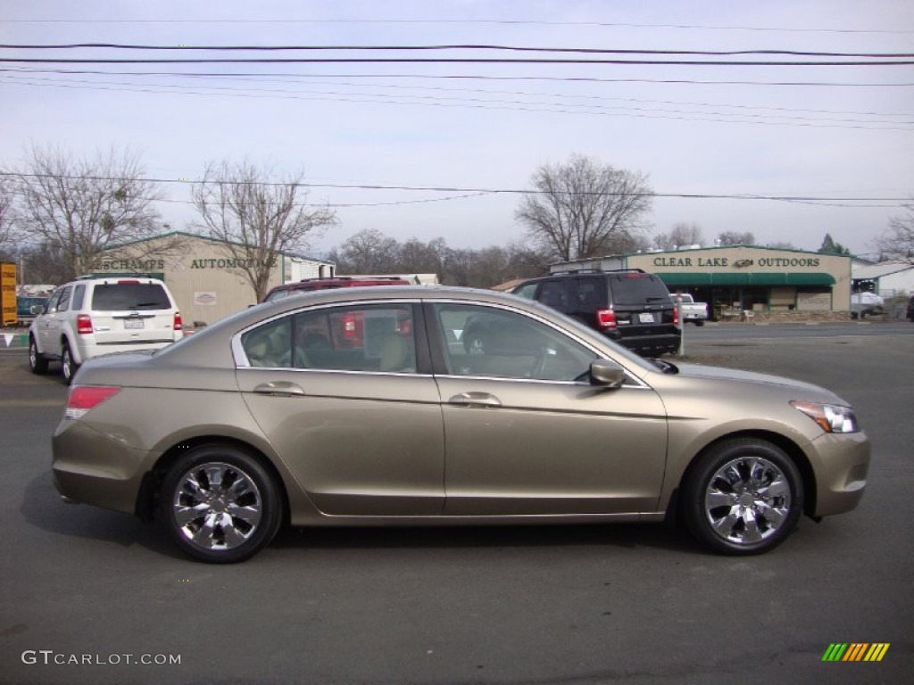 2010 Accord EX-L Sedan - Bold Beige Metallic / Ivory photo #8