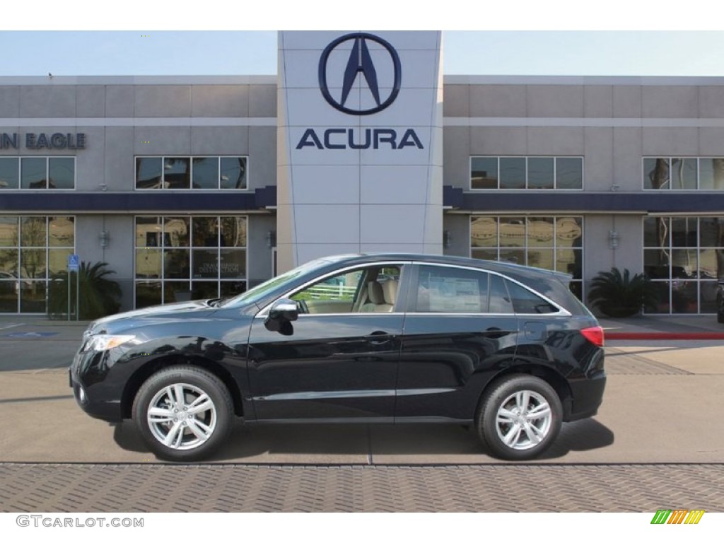 Crystal Black Pearl 2015 Acura RDX Technology Exterior Photo #101250274