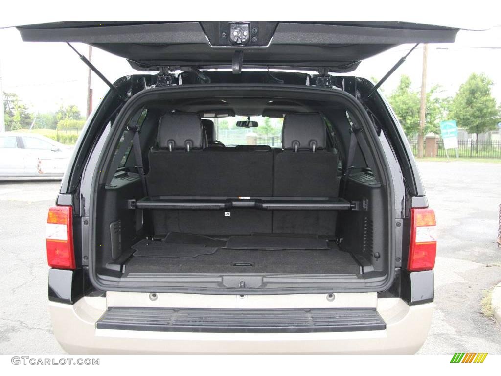 2009 Expedition EL Eddie Bauer 4x4 - Black / Charcoal Black Leather/Camel photo #7