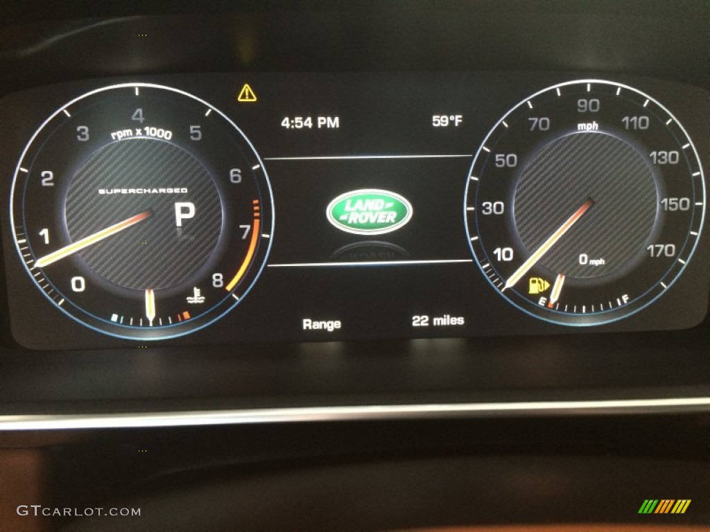 2014 Land Rover Range Rover Sport Supercharged Gauges Photo #101252710