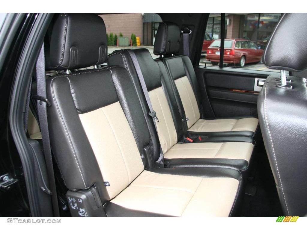 2009 Expedition EL Eddie Bauer 4x4 - Black / Charcoal Black Leather/Camel photo #13