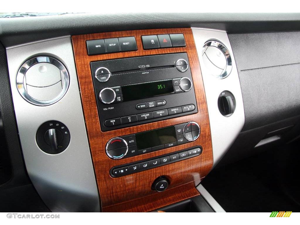 2009 Expedition EL Eddie Bauer 4x4 - Black / Charcoal Black Leather/Camel photo #15
