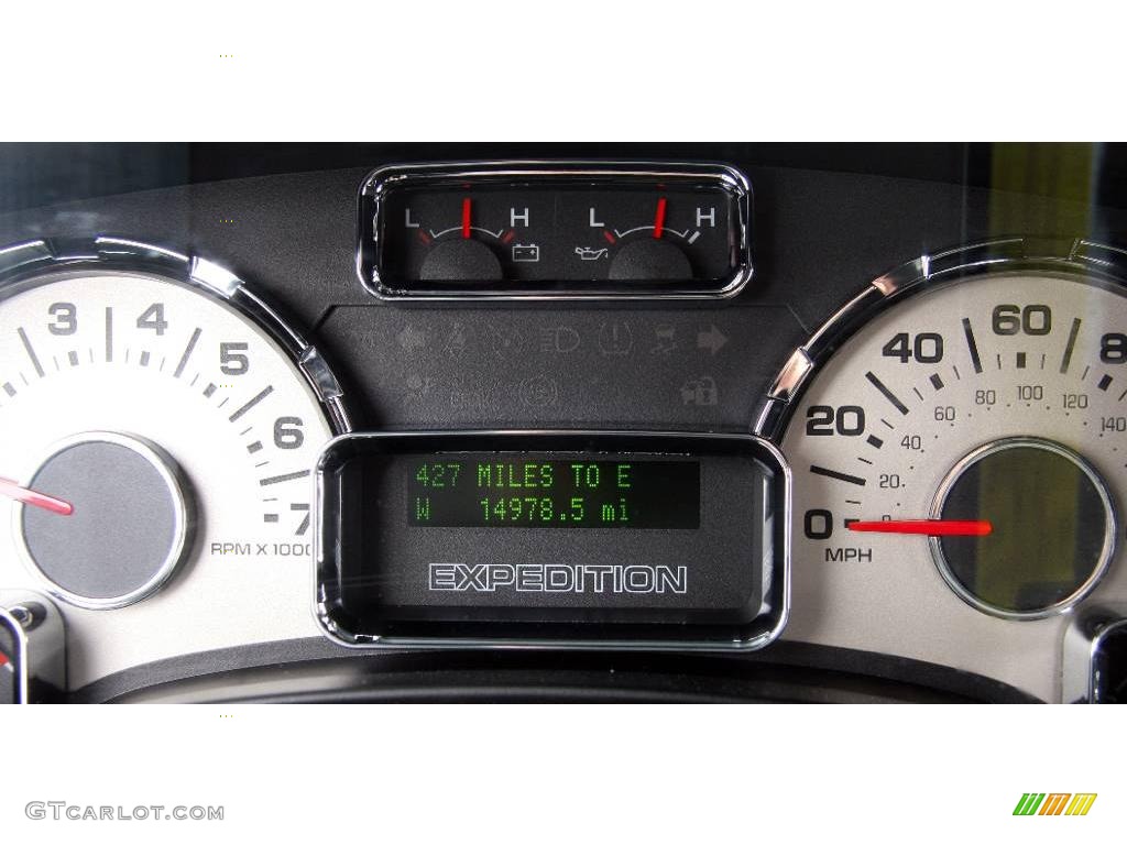 2009 Expedition EL Eddie Bauer 4x4 - Black / Charcoal Black Leather/Camel photo #18