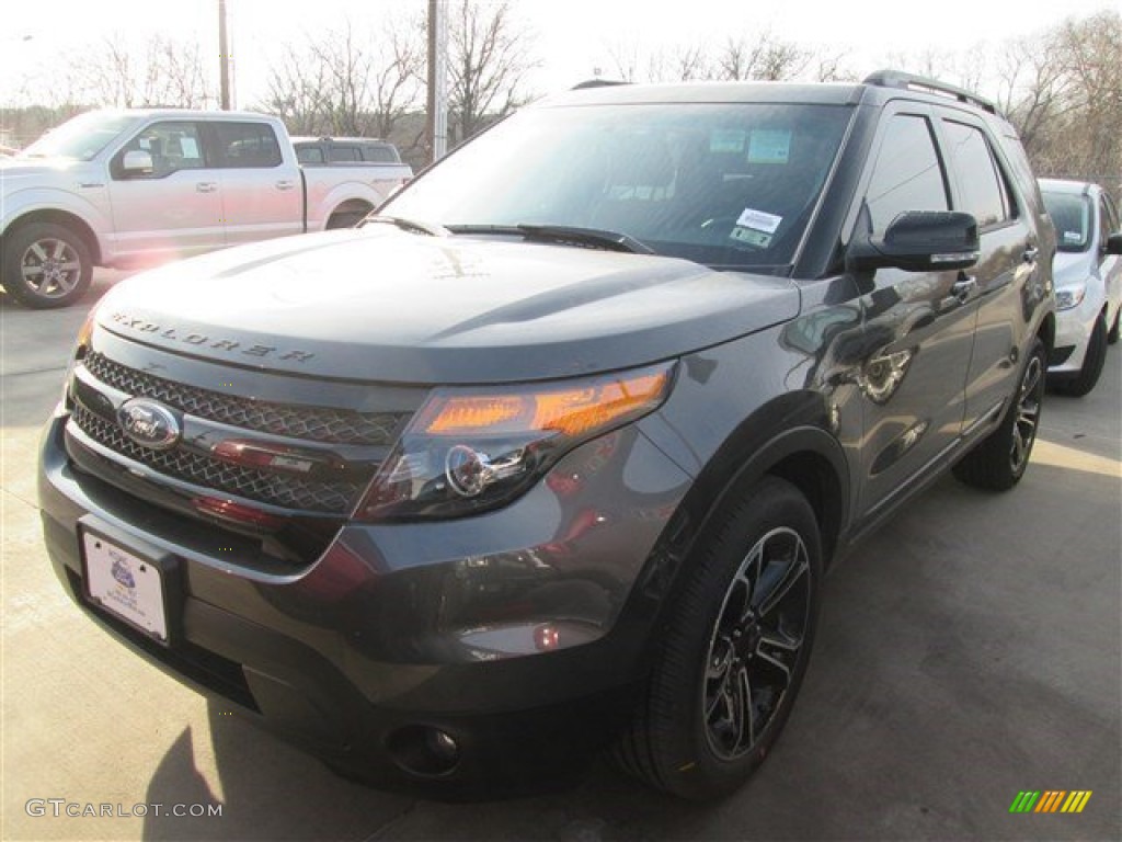 2015 Explorer Sport 4WD - Magnetic / Sport Charcoal Black photo #4