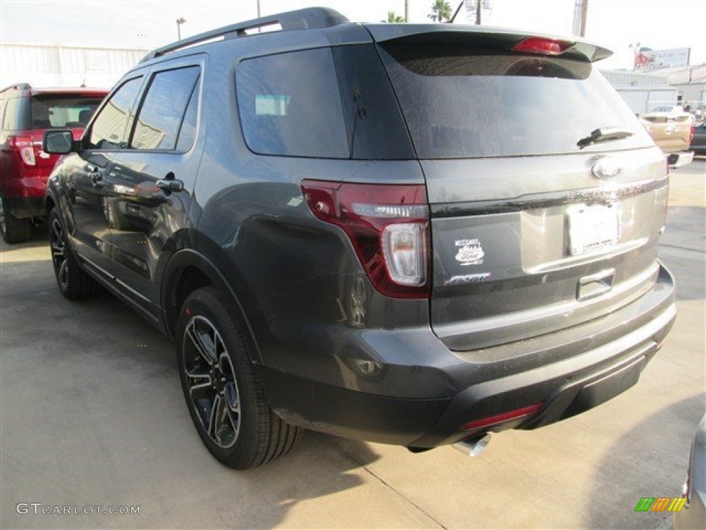 2015 Explorer Sport 4WD - Magnetic / Sport Charcoal Black photo #6