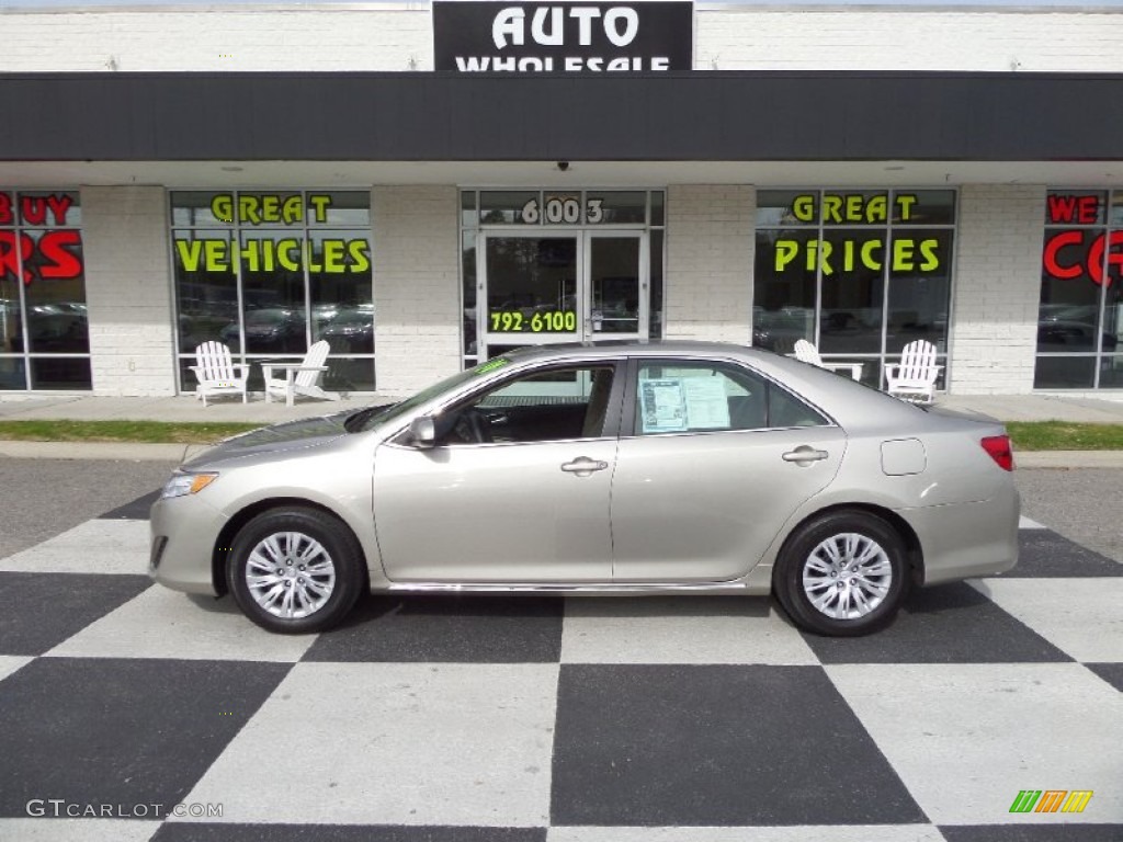 2014 Camry LE - Champagne Mica / Ivory photo #1