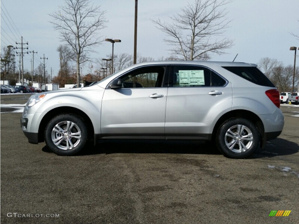 Silver Ice Metallic 2015 Chevrolet Equinox LS Exterior Photo #101255599