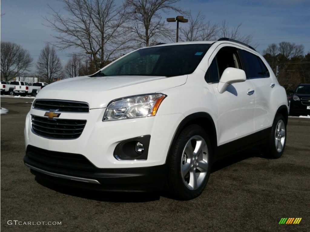 Summit White 2015 Chevrolet Trax LTZ Exterior Photo #101258851