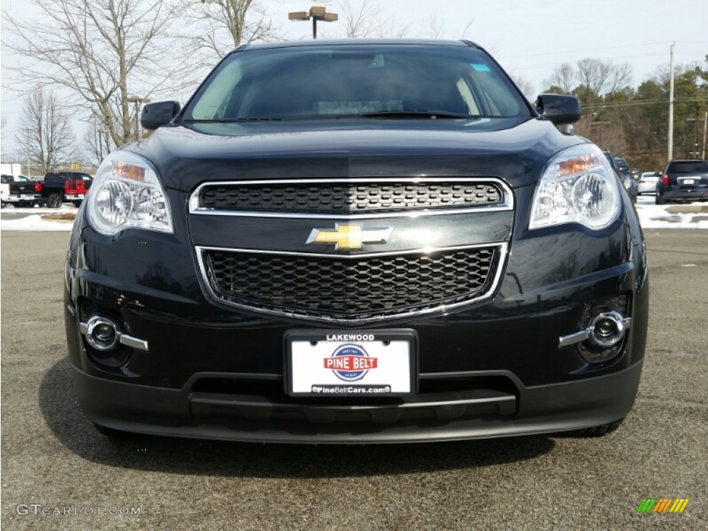 2015 Equinox LT AWD - Black Granite Metallic / Brownstone/Jet Black photo #2