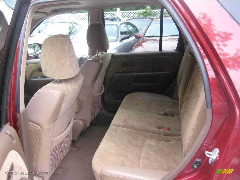 2003 CR-V EX 4WD - Chianti Red Pearl / Saddle photo #4