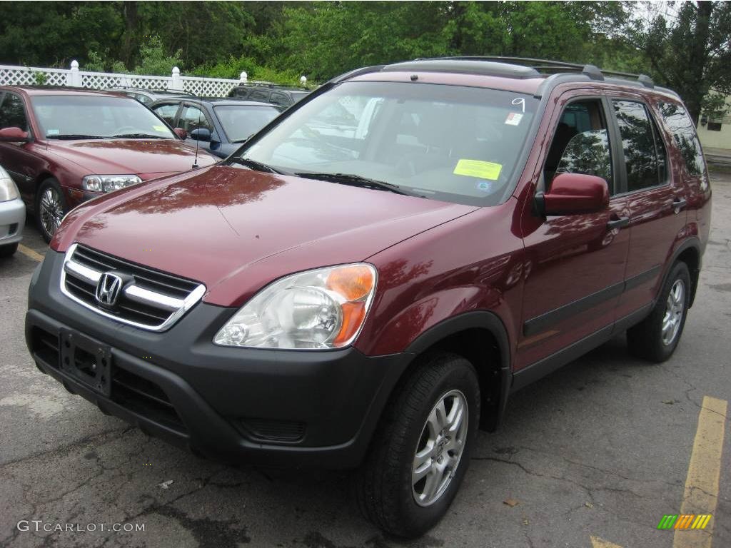 2003 CR-V EX 4WD - Chianti Red Pearl / Saddle photo #7