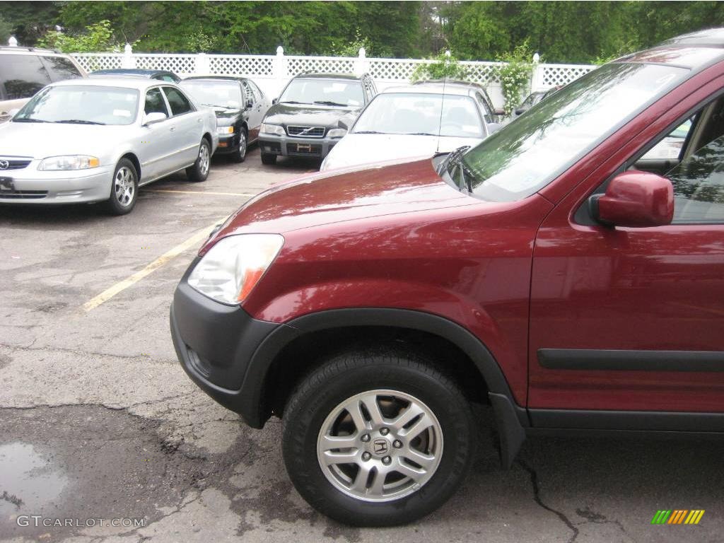 2003 CR-V EX 4WD - Chianti Red Pearl / Saddle photo #8