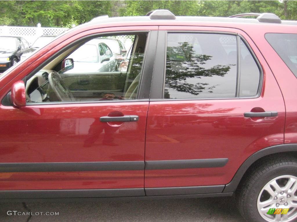 2003 CR-V EX 4WD - Chianti Red Pearl / Saddle photo #9