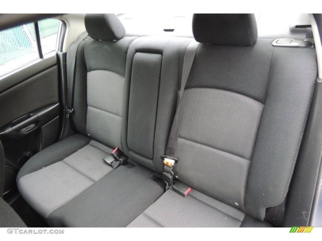 2008 MAZDA3 i Sport Sedan - Galaxy Gray Mica / Black photo #9