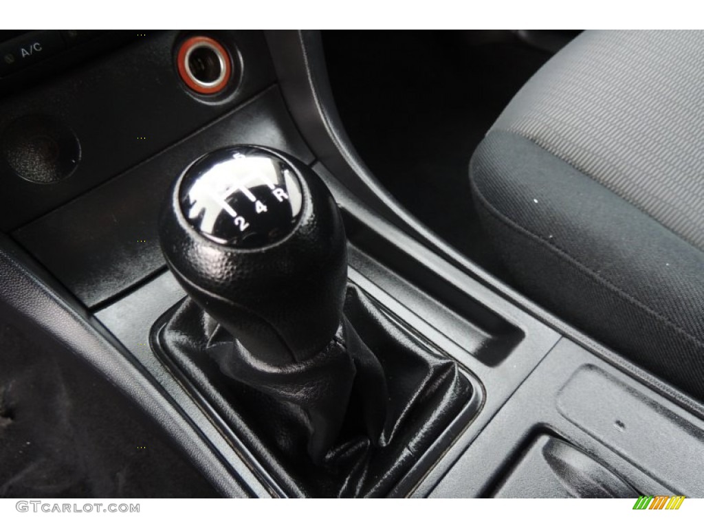 2008 MAZDA3 i Sport Sedan - Galaxy Gray Mica / Black photo #15
