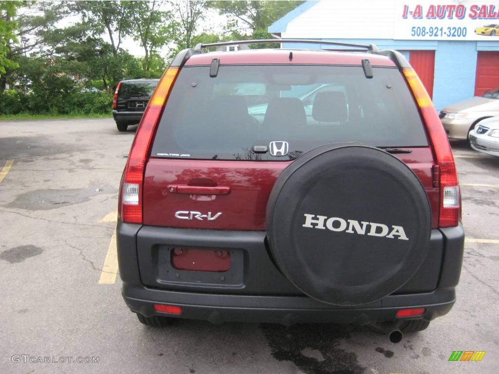 2003 CR-V EX 4WD - Chianti Red Pearl / Saddle photo #12