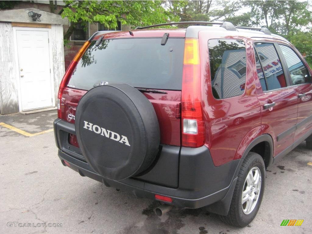 2003 CR-V EX 4WD - Chianti Red Pearl / Saddle photo #13