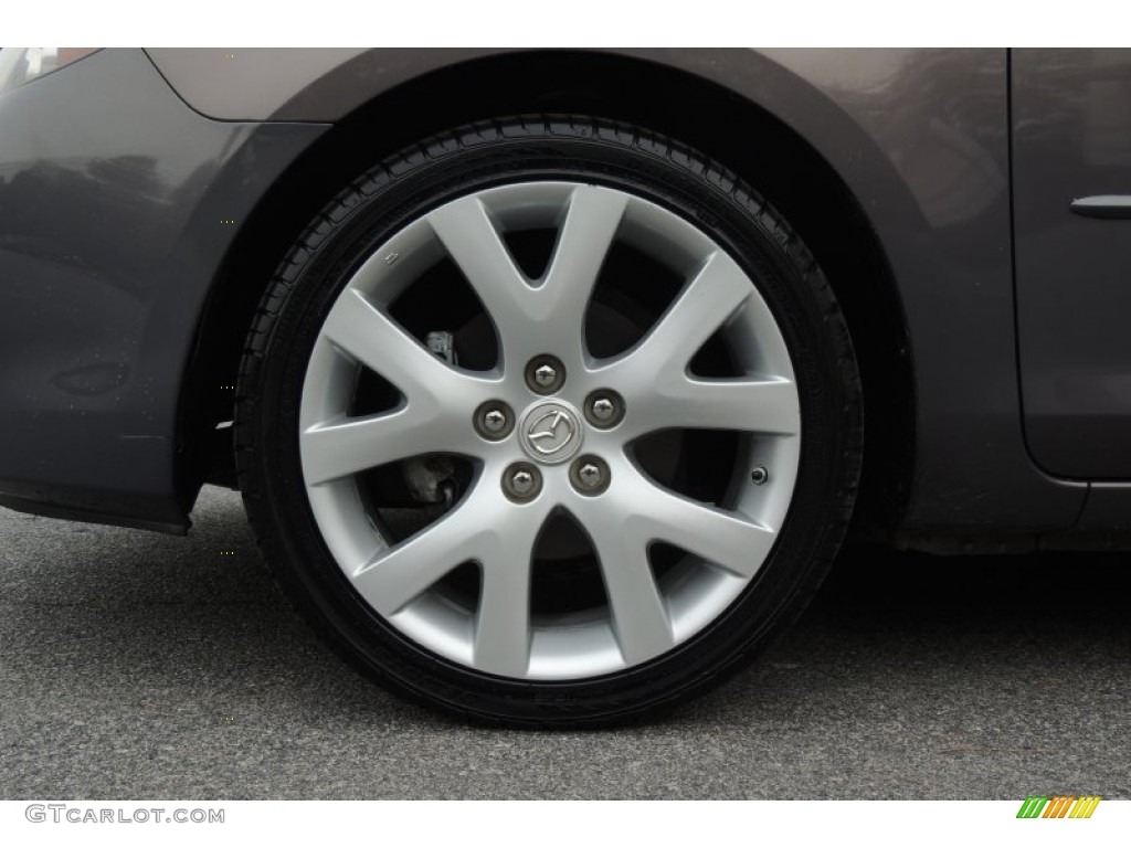 2008 MAZDA3 i Sport Sedan - Galaxy Gray Mica / Black photo #29