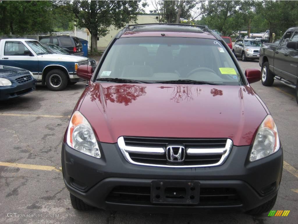 2003 CR-V EX 4WD - Chianti Red Pearl / Saddle photo #18