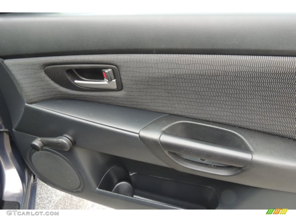 2008 MAZDA3 i Sport Sedan - Galaxy Gray Mica / Black photo #32