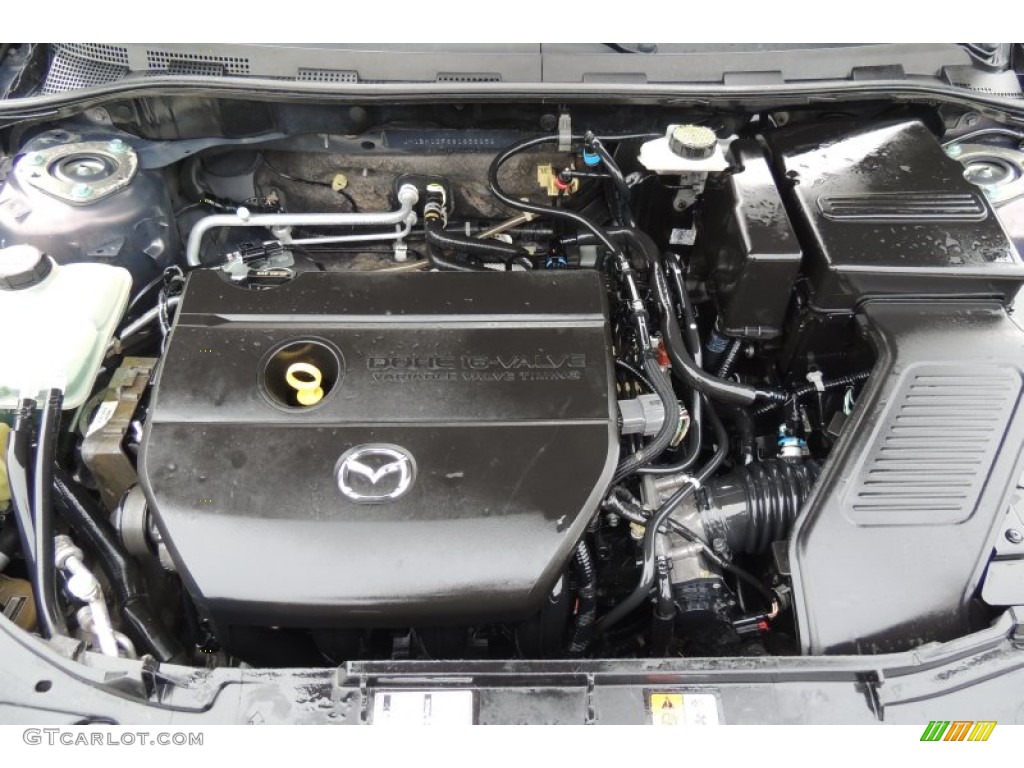 2008 MAZDA3 i Sport Sedan - Galaxy Gray Mica / Black photo #33
