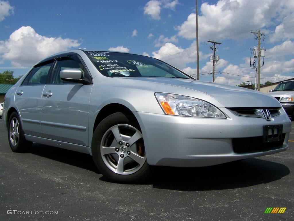 2005 Accord Hybrid Sedan - Silver Frost Metallic / Gray photo #1