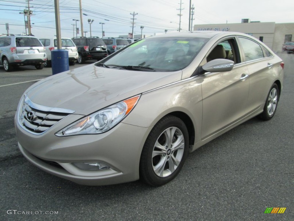 Camel Pearl 2011 Hyundai Sonata Limited 2.0T Exterior Photo #101262940