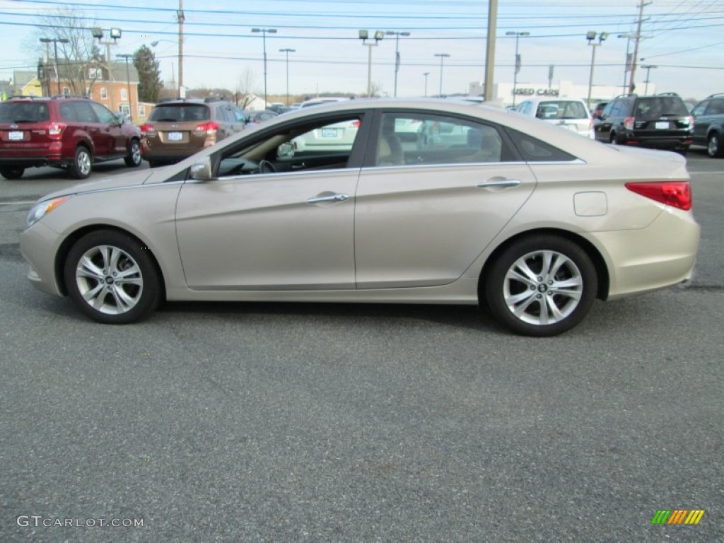 2011 Sonata Limited 2.0T - Camel Pearl / Camel photo #9