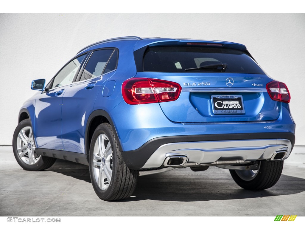 2015 GLA 250 4Matic - South Seas Blue Metallic / Ash photo #2