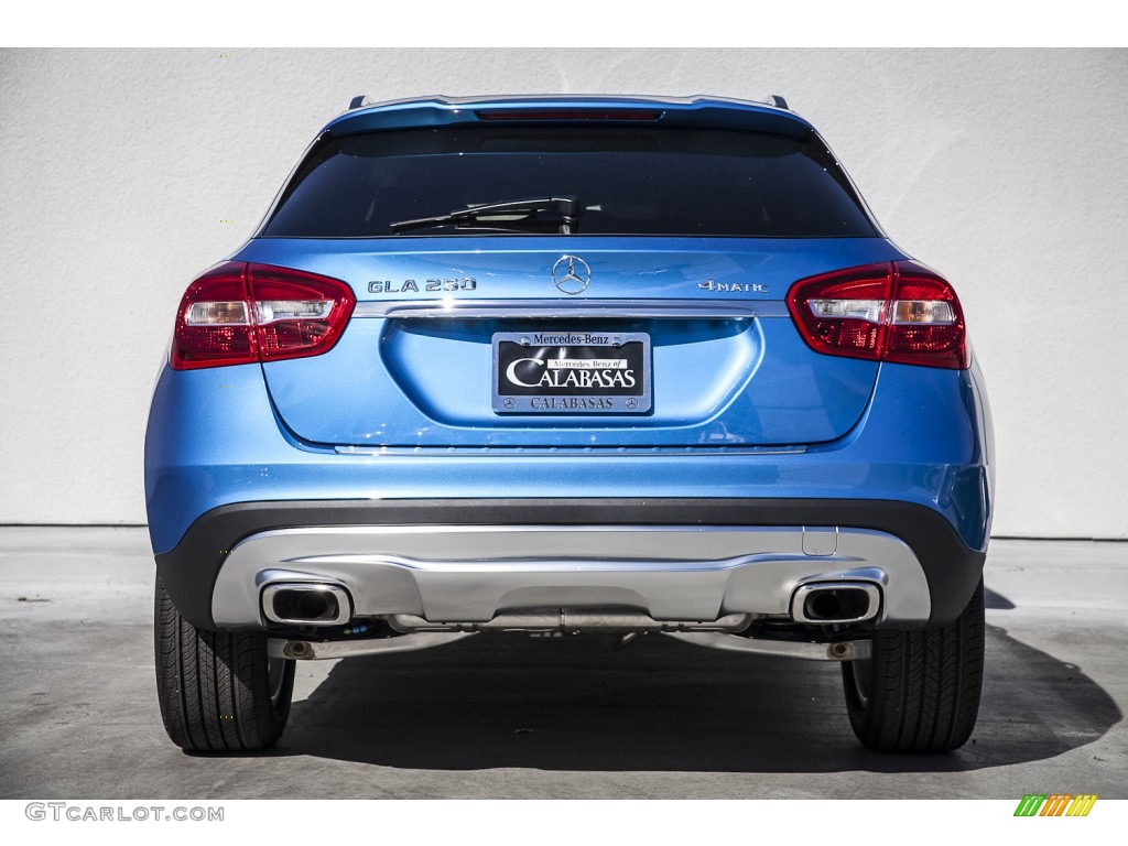 2015 GLA 250 4Matic - South Seas Blue Metallic / Ash photo #3