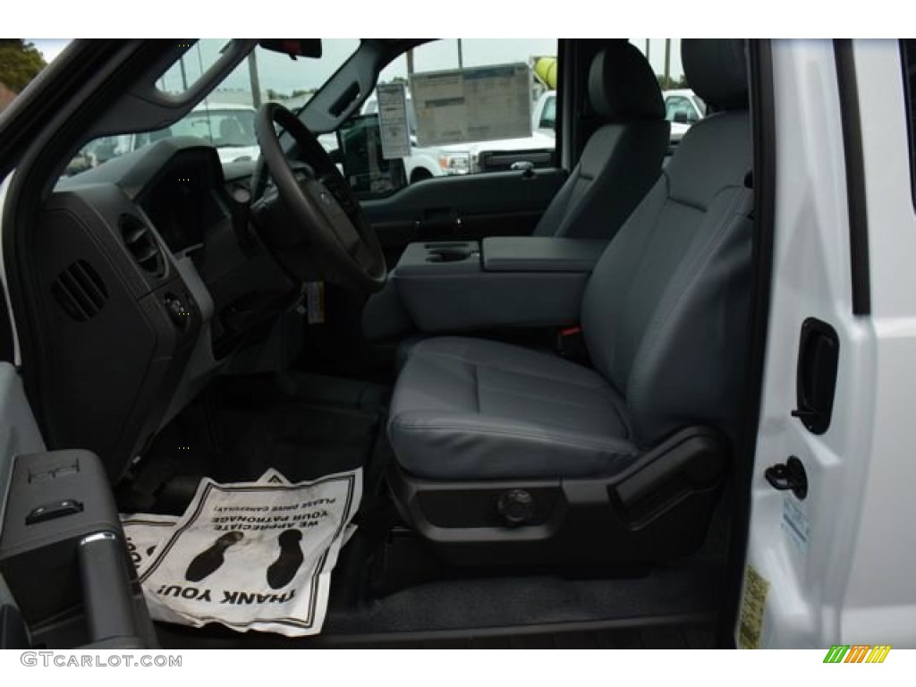 2015 F250 Super Duty XL Super Cab Utility - Oxford White / Steel photo #17