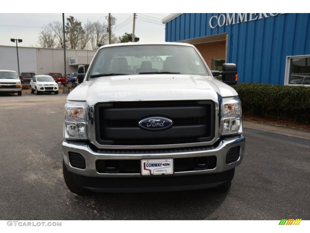 2015 F250 Super Duty XL Crew Cab 4x4 - Oxford White / Steel photo #2