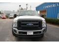 2015 Oxford White Ford F450 Super Duty XL Crew Cab Flat Bed 4x4  photo #2