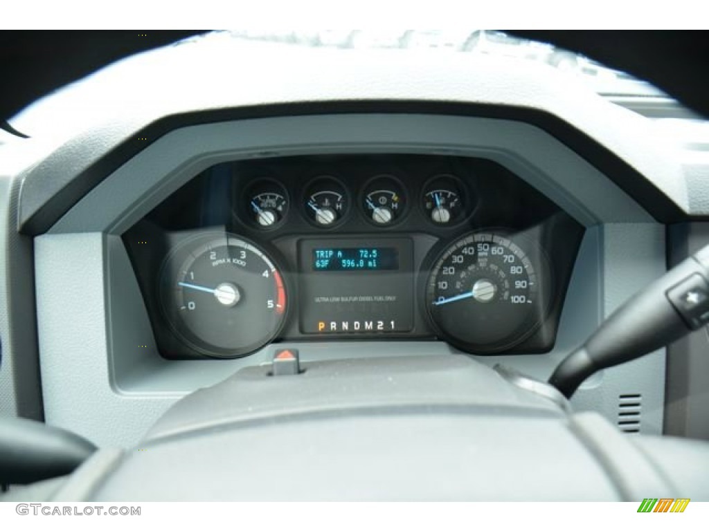 2015 F450 Super Duty XL Crew Cab Flat Bed 4x4 - Oxford White / Steel photo #17