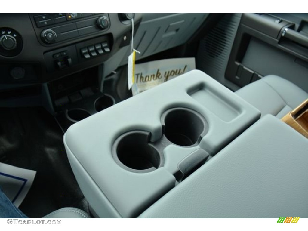 2015 F450 Super Duty XL Crew Cab Flat Bed 4x4 - Oxford White / Steel photo #23