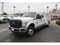 Oxford White - F350 Super Duty XL Crew Cab 4x4 Utility Photo No. 1