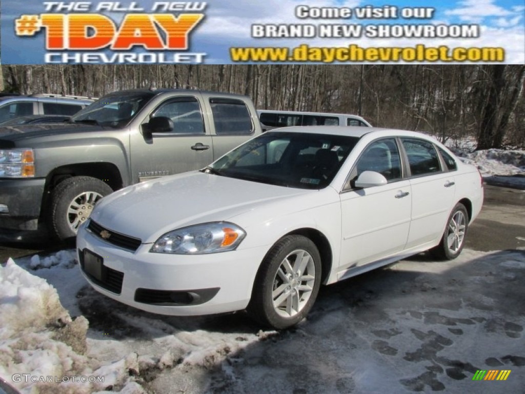 2010 Impala LTZ - Summit White / Gray photo #1