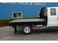 Oxford White - F350 Super Duty XL Super Cab 4x4 Flat Bed Photo No. 4