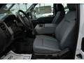 Oxford White - F350 Super Duty XL Super Cab 4x4 Flat Bed Photo No. 12