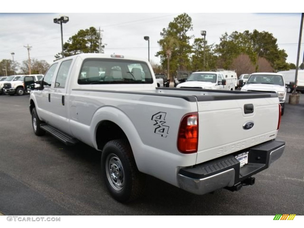 2015 F250 Super Duty XL Crew Cab 4x4 - Oxford White / Steel photo #7