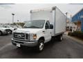 Oxford White 2015 Ford E-Series Van E350 Cutaway Commercial Moving Truck