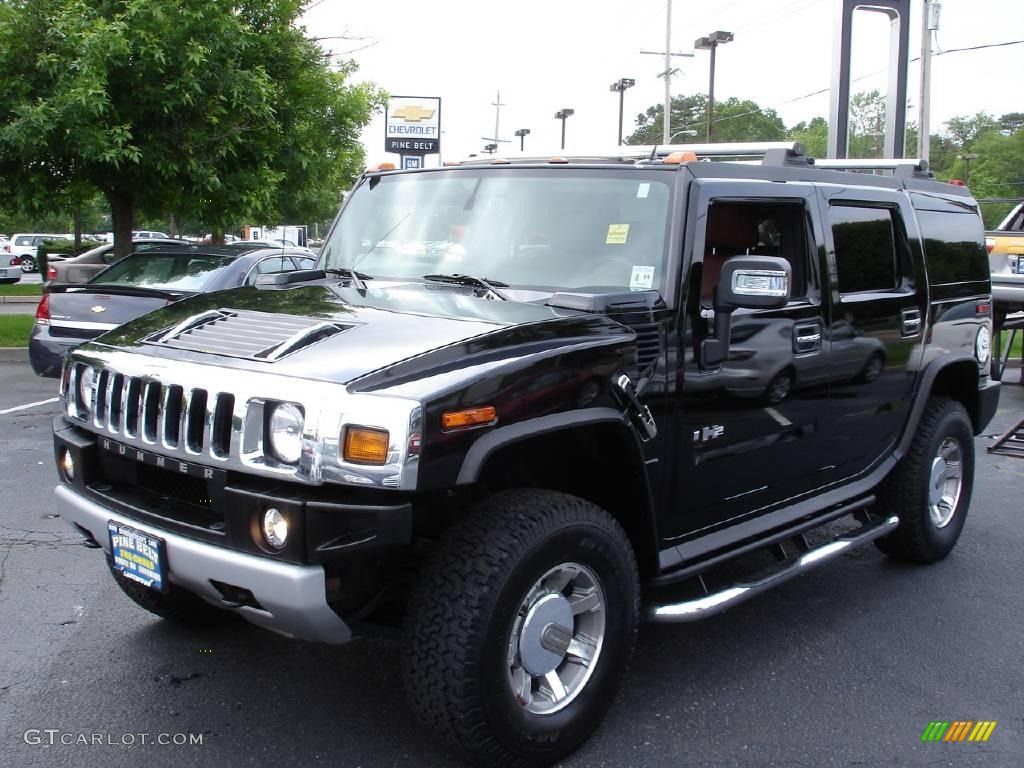 2008 H2 SUV - Black / Sedona/Ebony Black photo #1