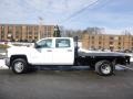 2015 Summit White Chevrolet Silverado 3500HD WT Crew Cab 4x4 Flat Bed  photo #1