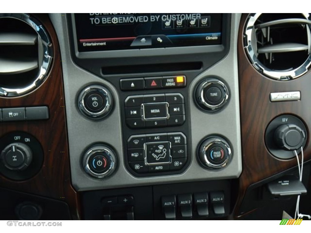 2015 F250 Super Duty Lariat Super Cab - Ingot Silver / Black photo #23