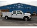 Oxford White - F350 Super Duty XL Crew Cab Utility Photo No. 3