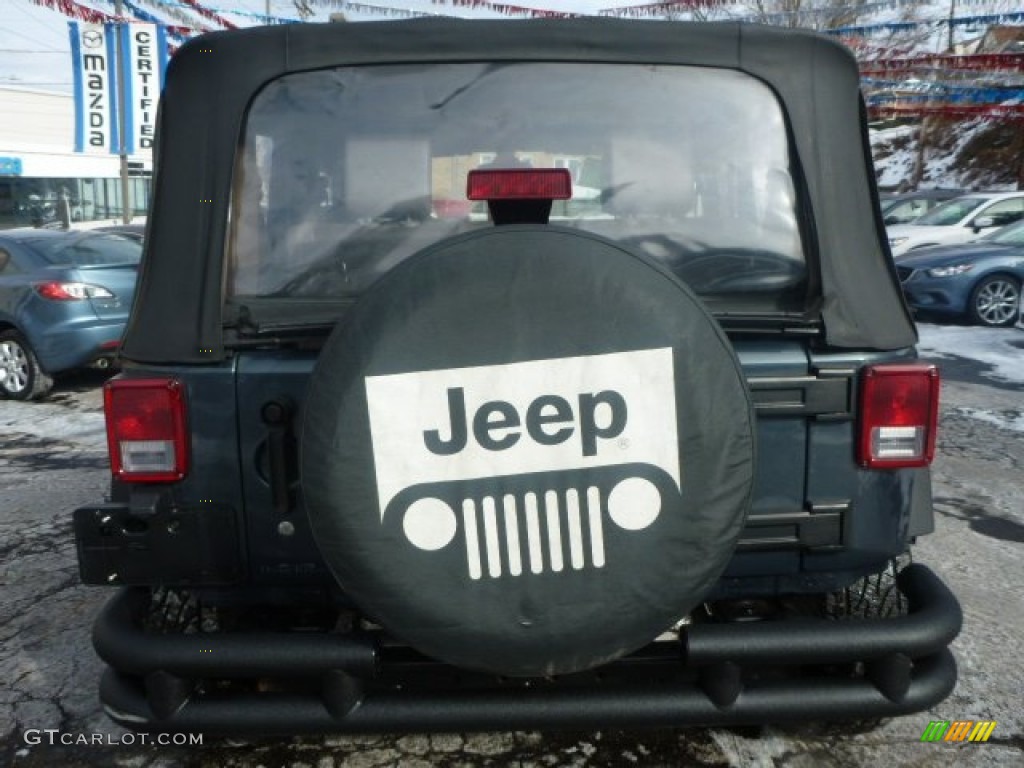 2007 Wrangler X 4x4 - Steel Blue Metallic / Dark Slate Gray/Medium Slate Gray photo #11