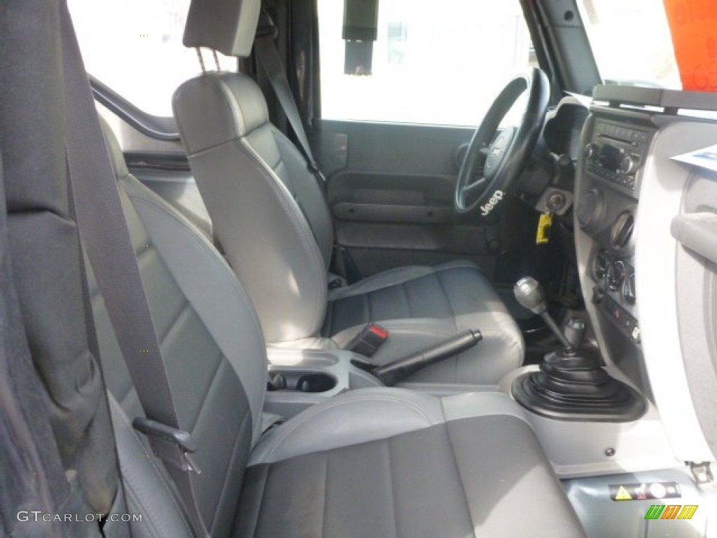 2007 Wrangler X 4x4 - Steel Blue Metallic / Dark Slate Gray/Medium Slate Gray photo #17